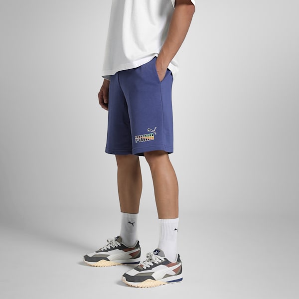 Love United Men's 10" Shorts, Blue Crystal, extralarge-IND